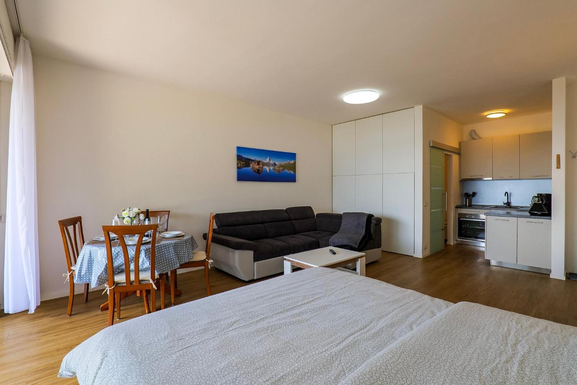 Residenz La Selva Studio-Apartments Ghiffa Værelse billede